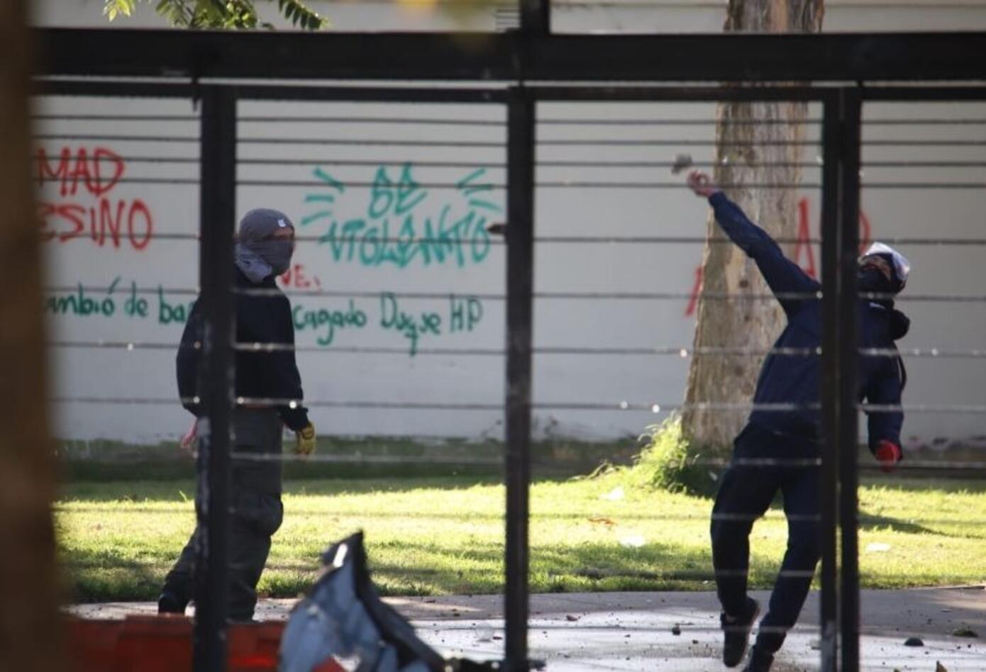Disturbios Universidad Nacional 6 de febrero de 2020