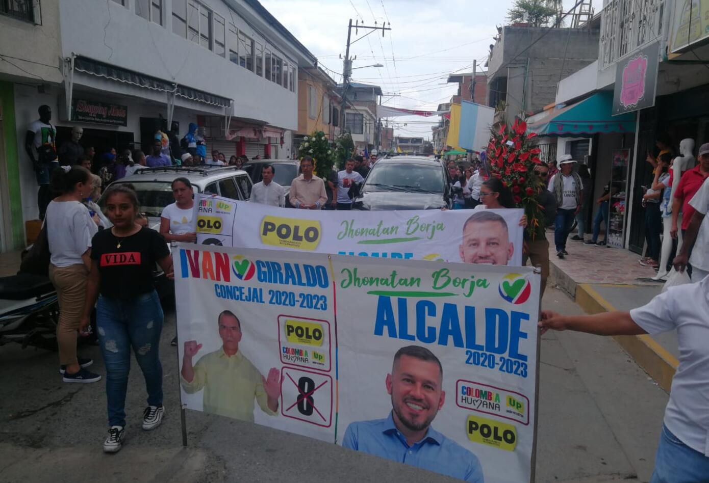 Marcha de protesta por asesinato de líderes políticos en el Valle