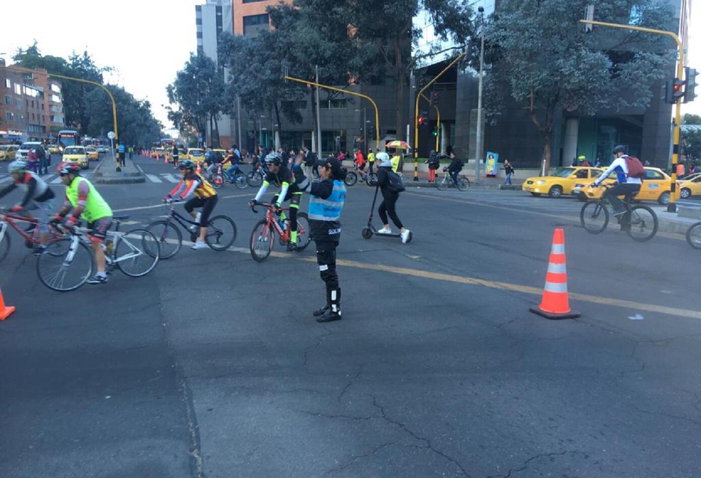 Día sin carro y sin moto en Bogotá