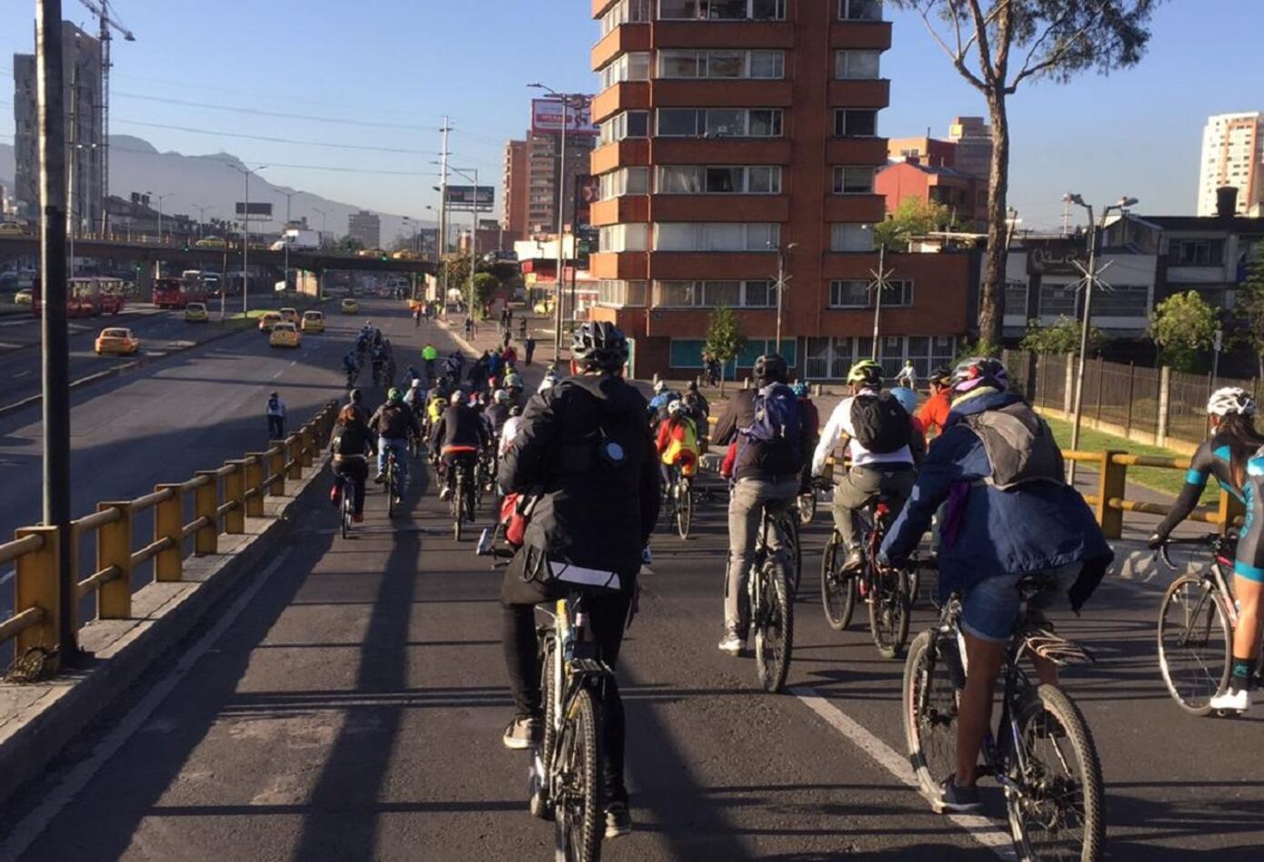 Día sin carro y sin moto en Bogotá