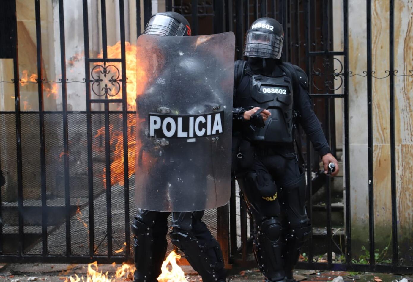 Disturbios en la distrital - Febrero 21