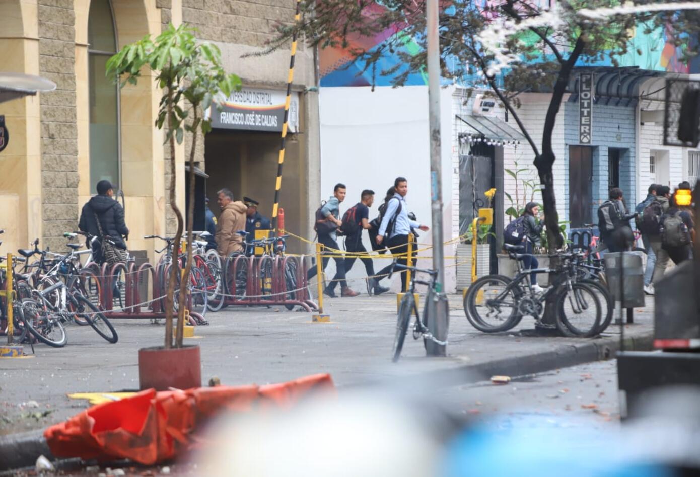 Disturbios en la distrital - Febrero 21