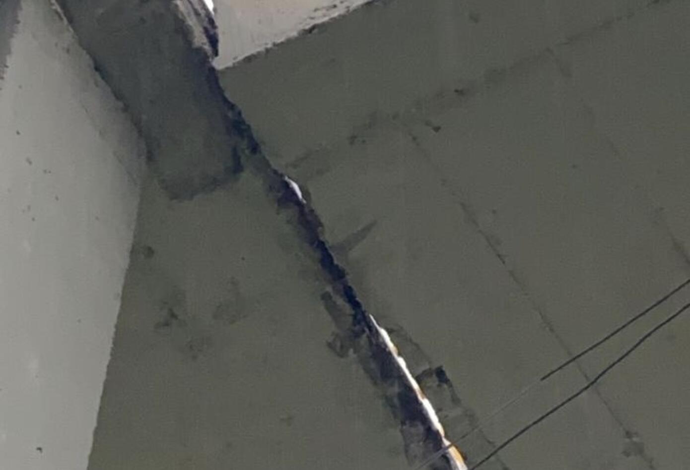 Daño en el acueducto de Chía, por temblor.