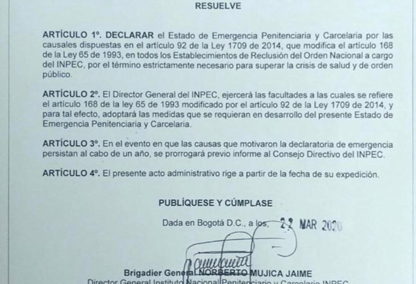 EMERGENCIA CARCELARIA EMERGENCIA CARCELARIA