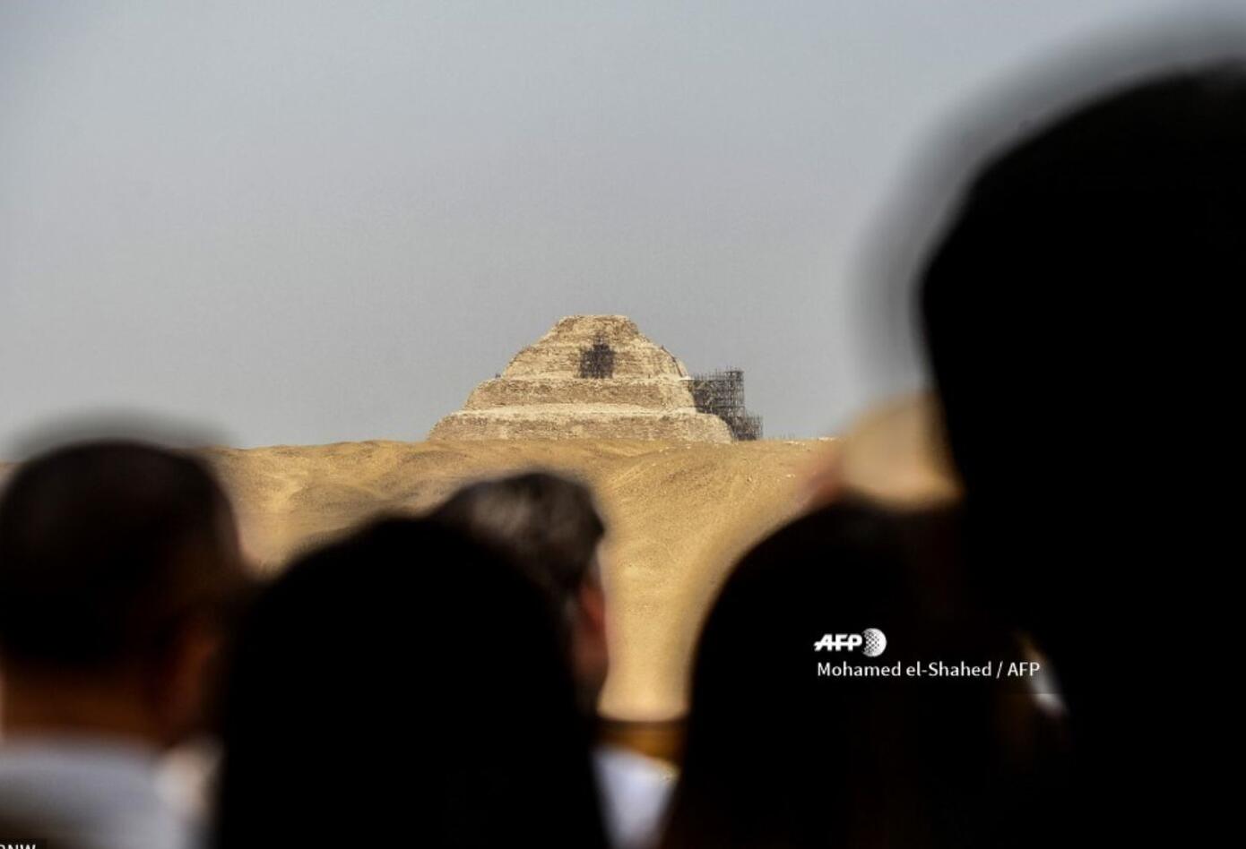 La pirámide del faraón Zoser está ubicada en Saqqara, al sur de El Cairo, y data de 4.700 años de antigüedad.