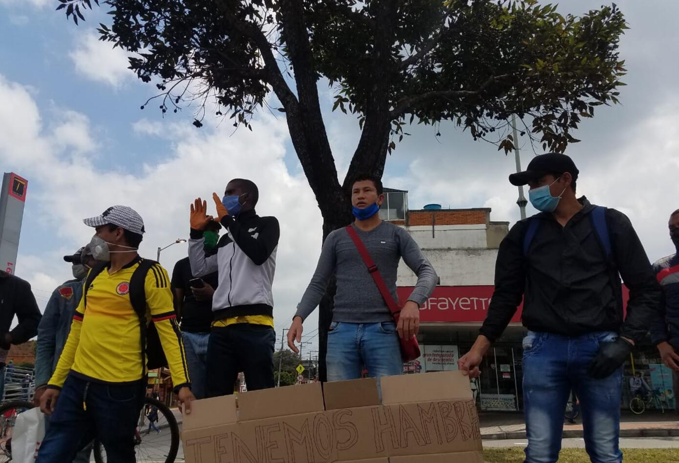 La mayoría reclama por la falta de alimentos.