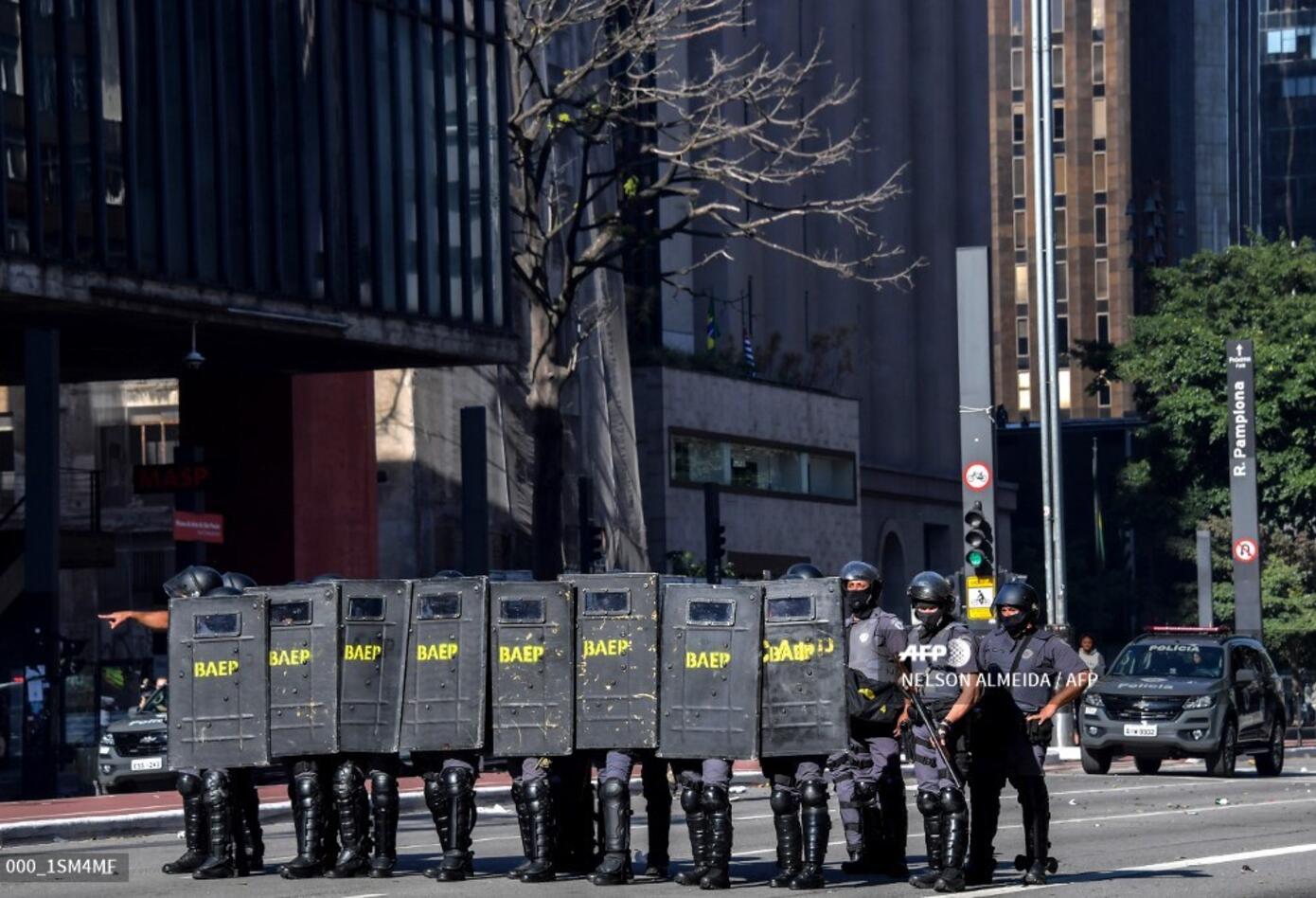 Protestas en Brasil entre seguidores de Bolsonaro y opositores