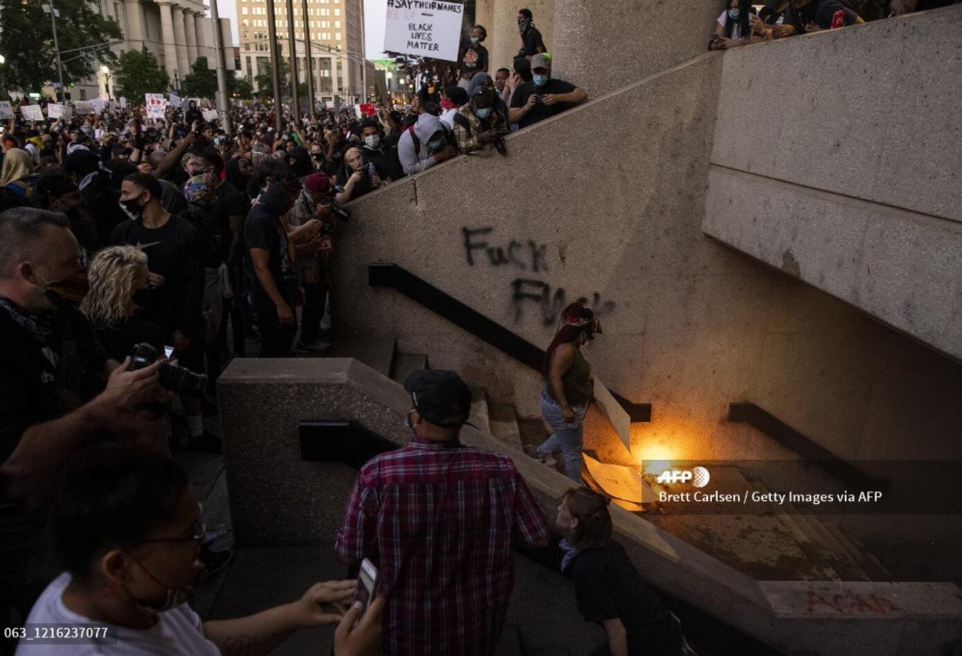 Protestas en Louisville por la muerte de George Floyd