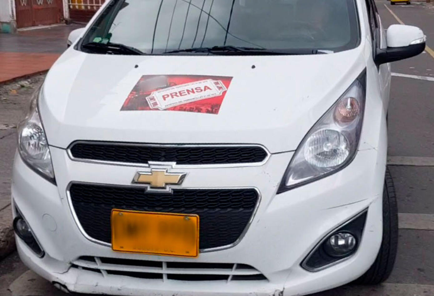 Carro de prensa falso