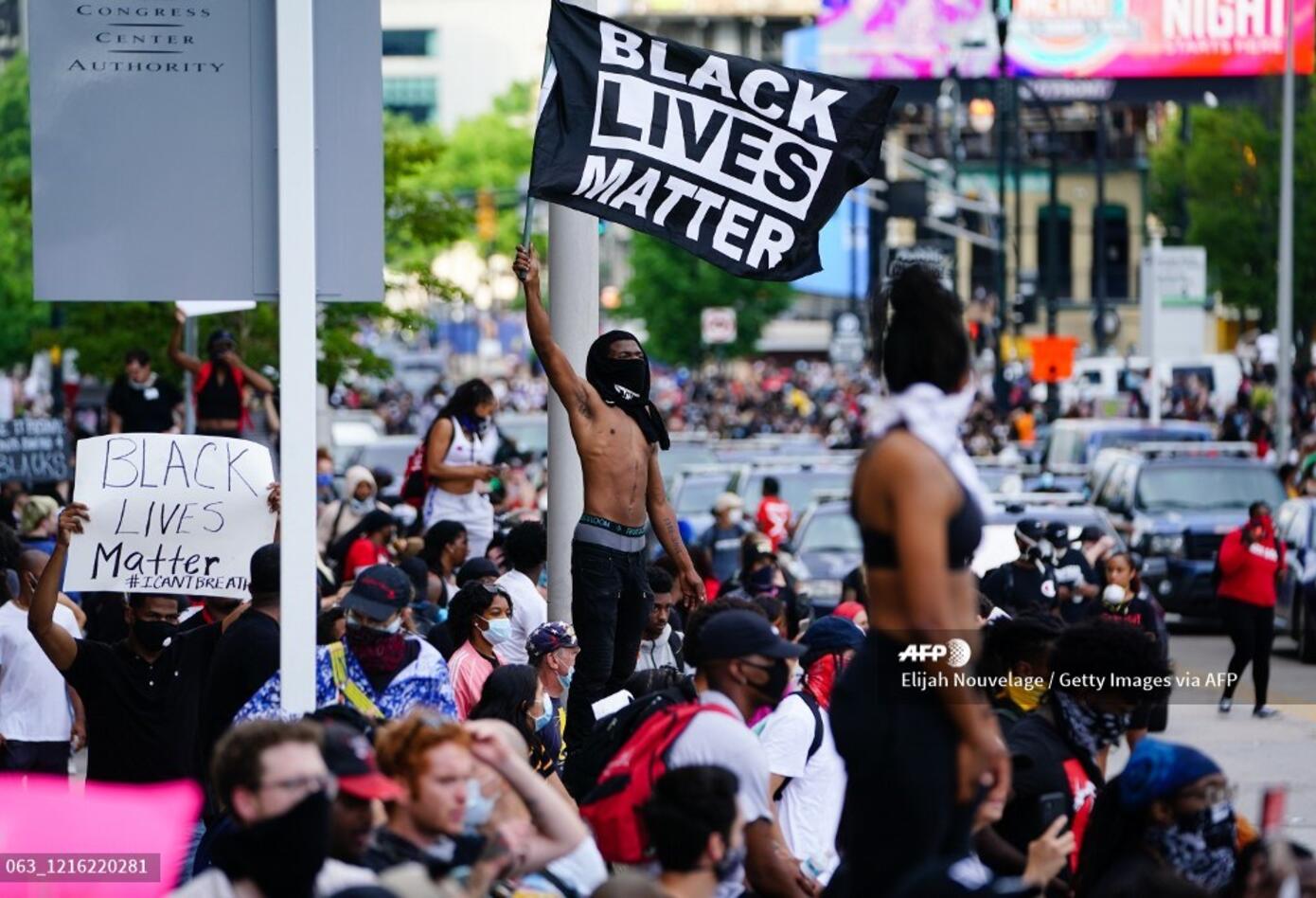 Protestas en Atlanta por la muerte de George Floyd