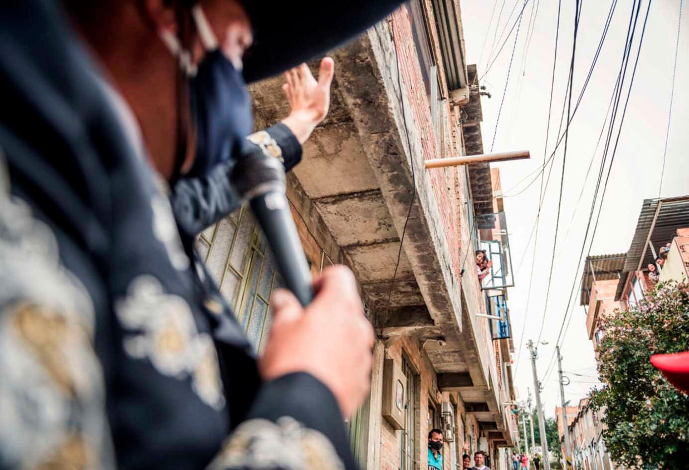 Serenata a abuela en Ciudad Bolívar