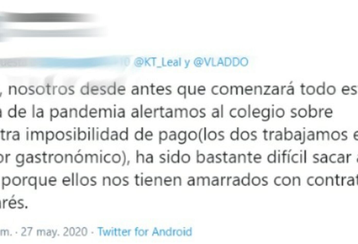 Denuncias de Padres de Familia a través de Twitter