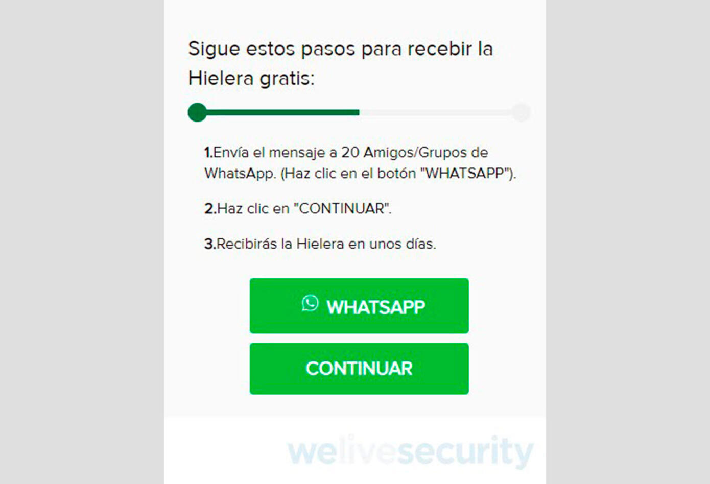 Estafa en WhatsApp con suplantación de Heiniken
