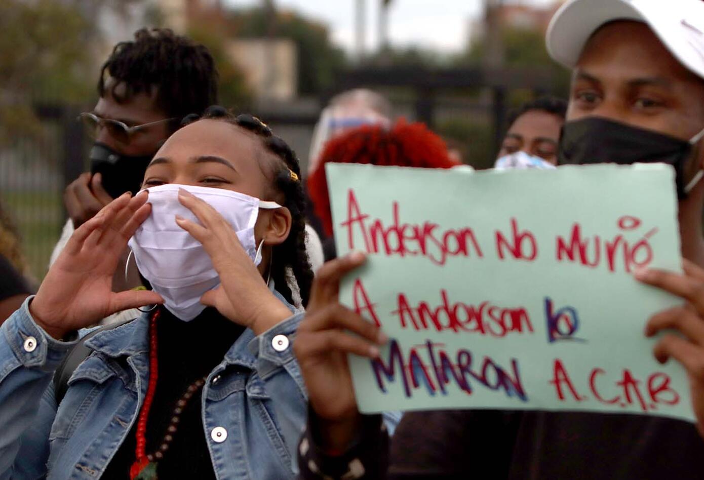 Protestas frente a embajada de Estados Unidos / Muerte de George Floyd por racismo