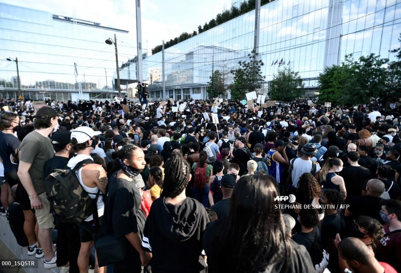 Protestas en París 2 de junio de 2020