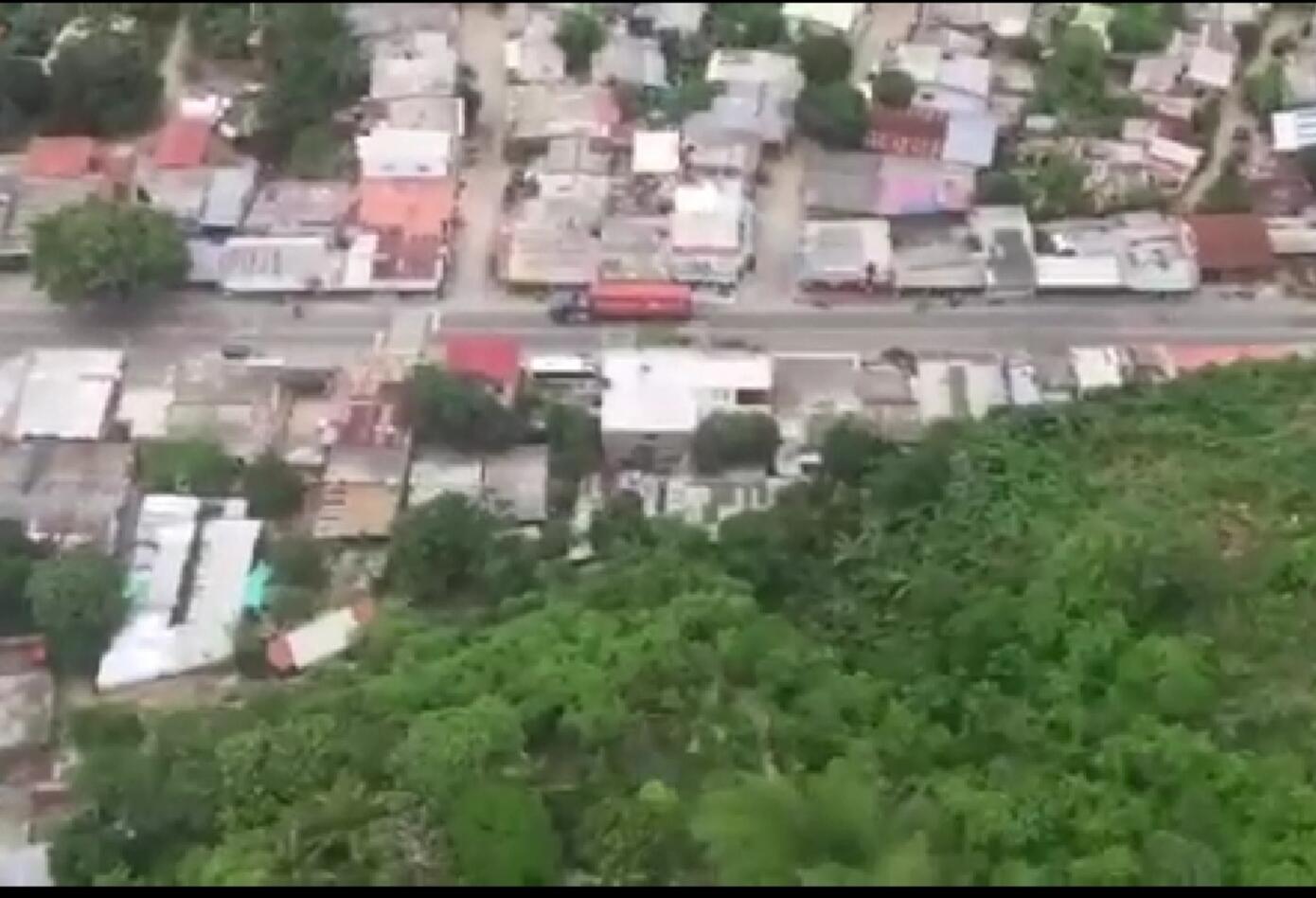 por tierra y aire las autoridades resguardan las poblaciones