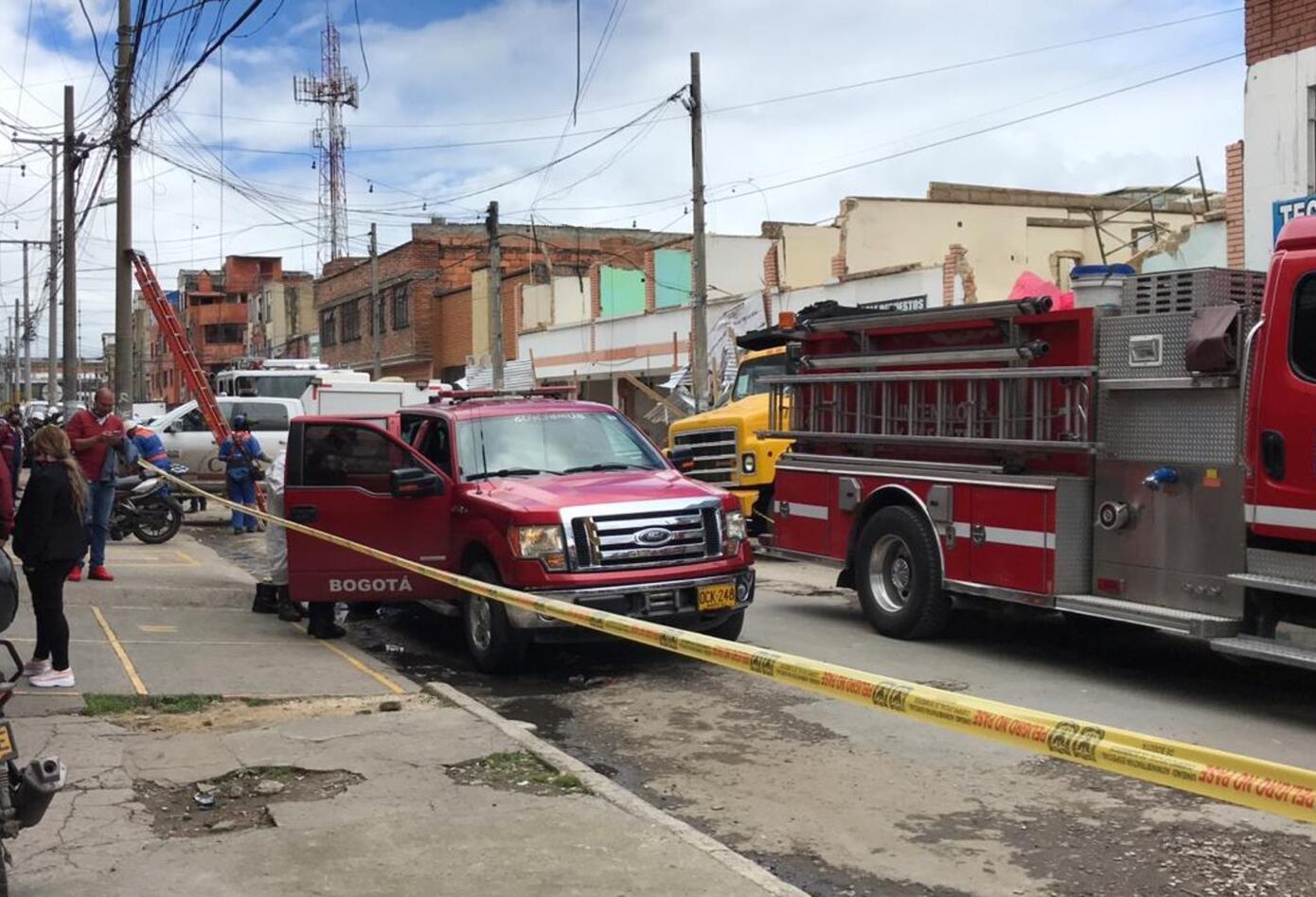 Explosión en Bogotá en plena pandemia