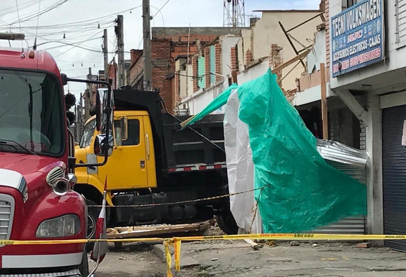 Explosión en Bogotá en plena pandemia