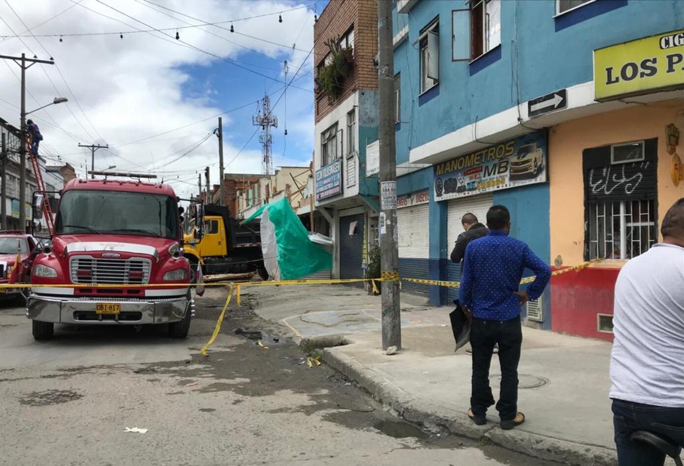 Explosión en Bogotá en plena pandemia