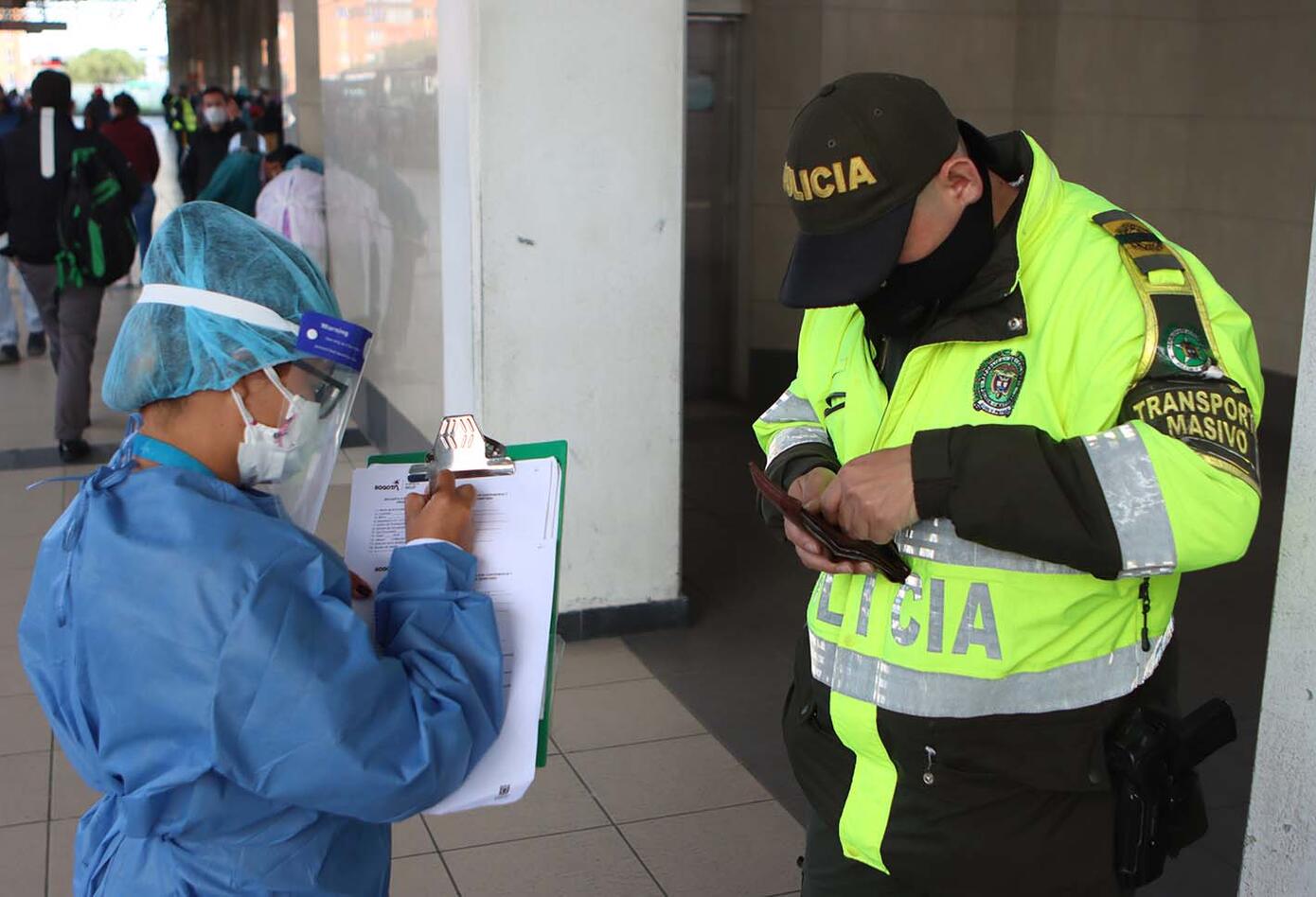 Coronavirus en Colombia – Toma de pruebas en Transmilenio