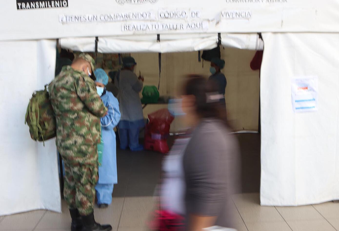 Coronavirus en Colombia – Toma de pruebas en Transmilenio