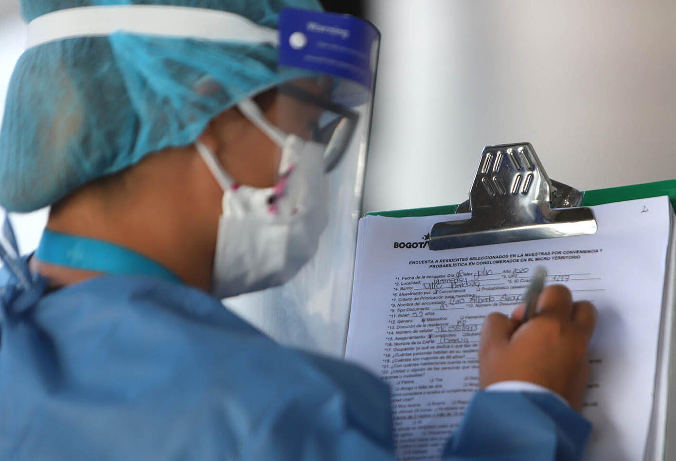 Coronavirus en Colombia – Toma de pruebas en Transmilenio