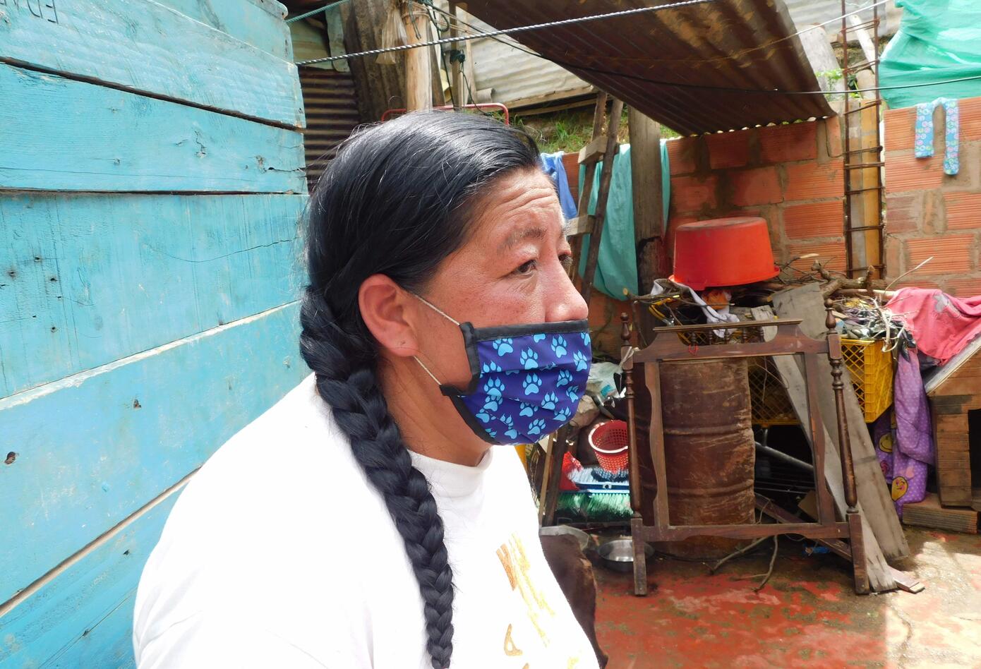 Luz Useche, la mujer que cuida de 100 animales de calle.