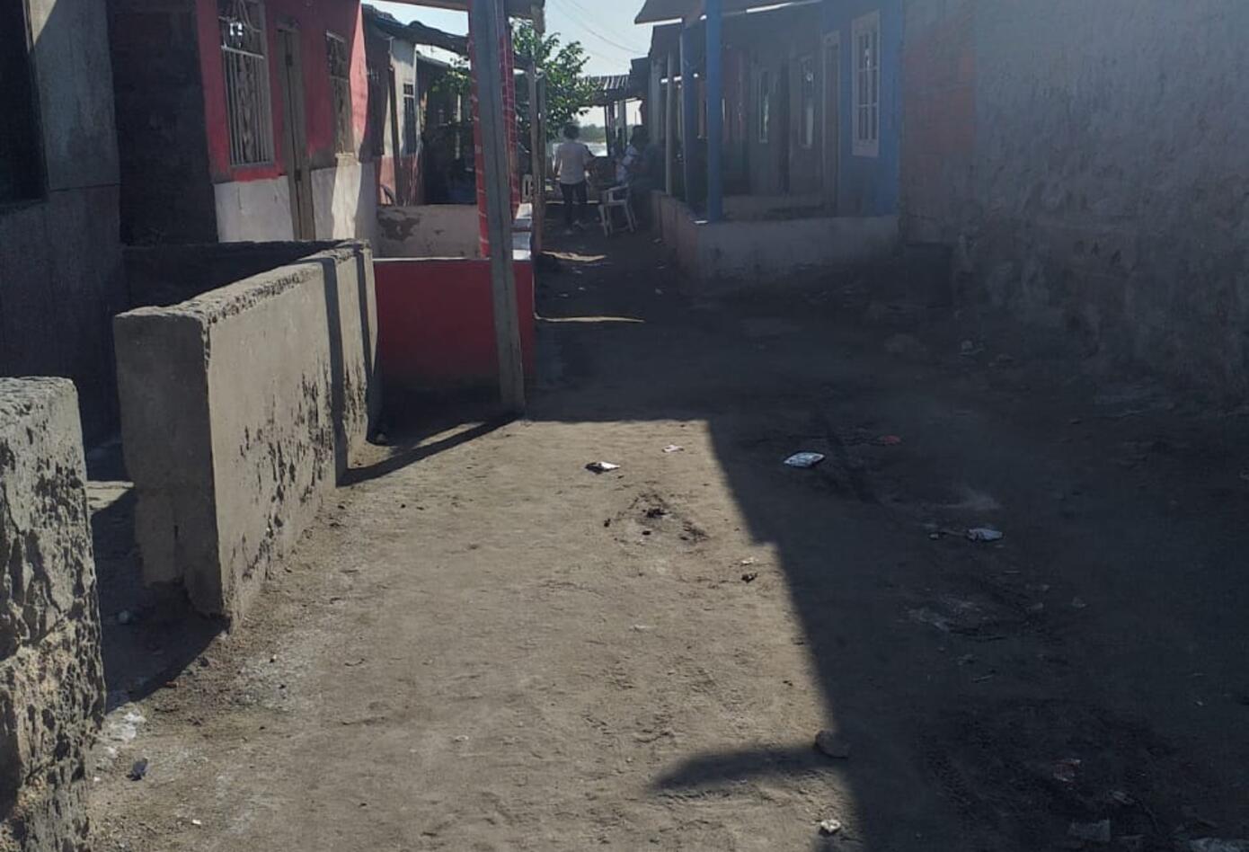 La población de Tasajera muestra su silencio y dolor, sus calles solas cargadas de dolor