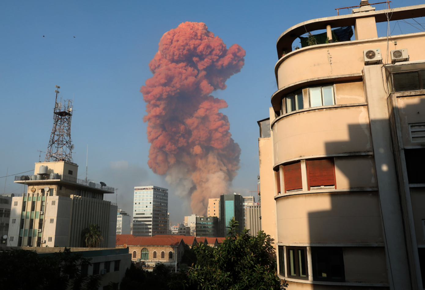 Explosión en Beirut, Líbano