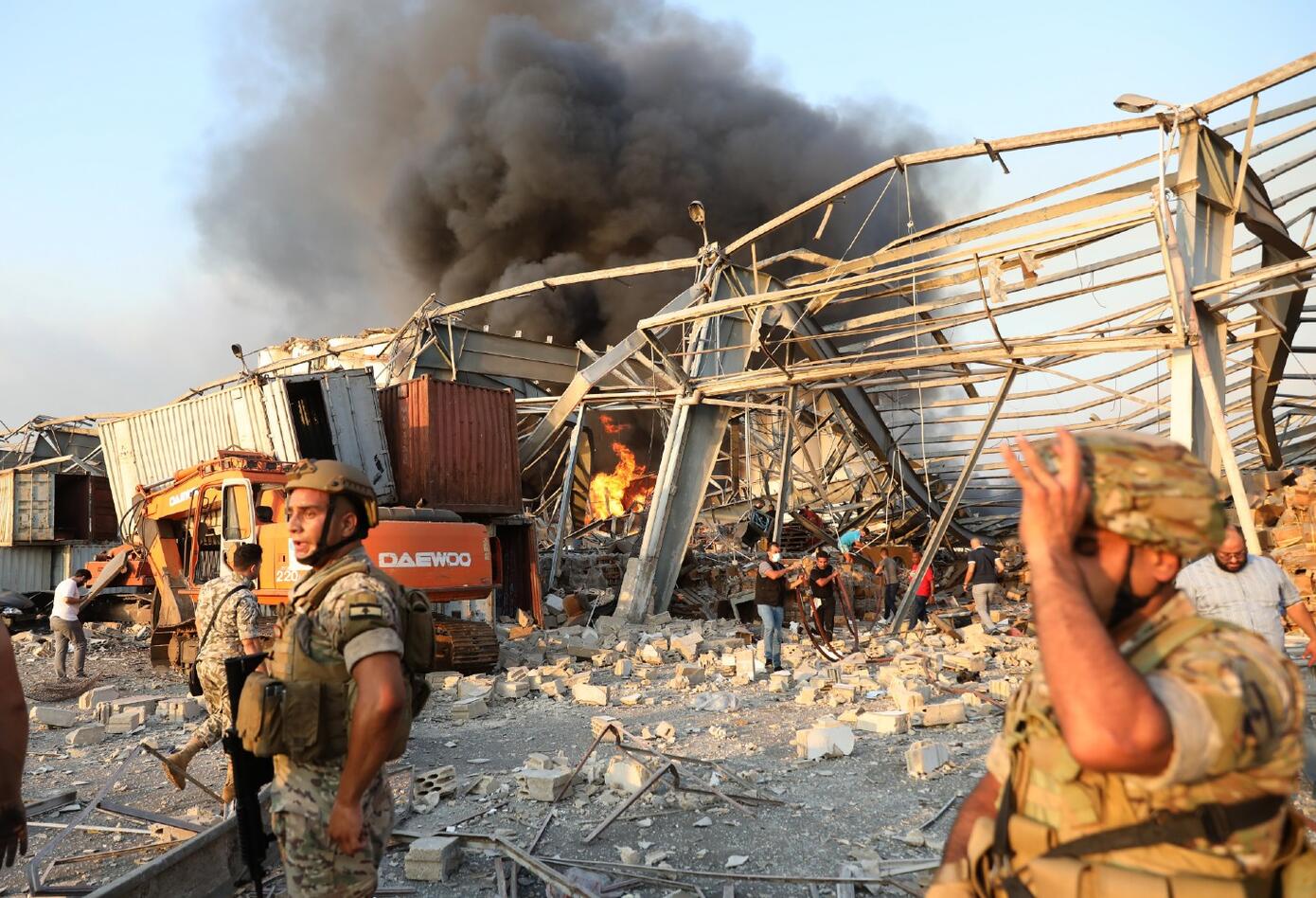 Explosión en Beirut, Líbano Explosión en Beirut, Líbano
