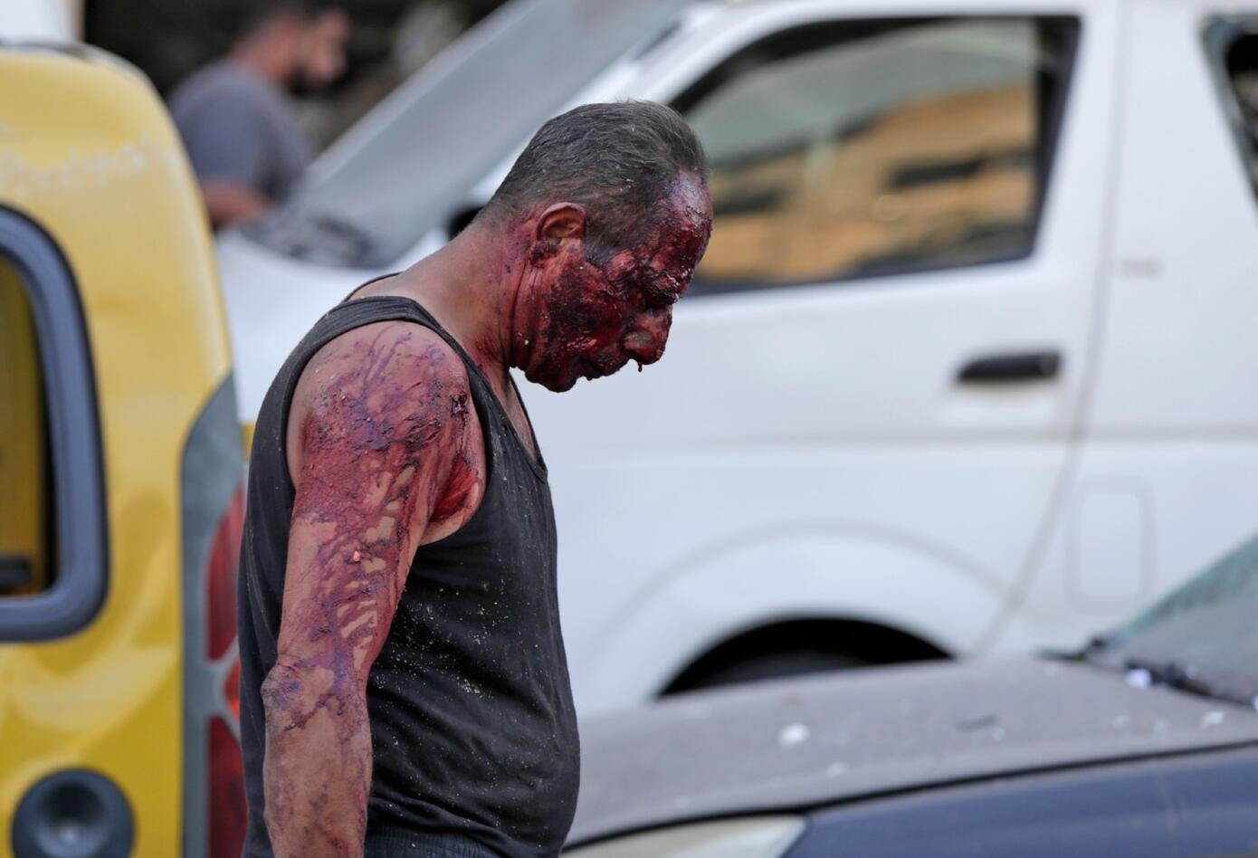 Explosión en Beirut, Líbano Explosión en Beirut, Líbano