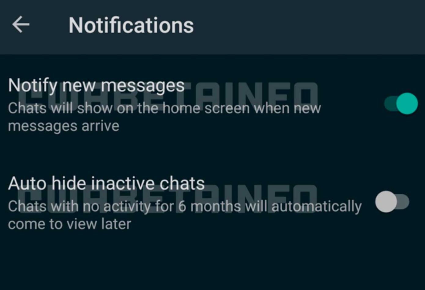 WhatsApp Modo vacaciones