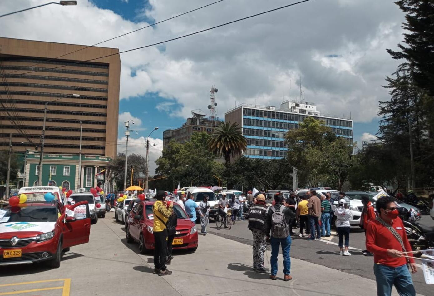 Protestas en Bogotá