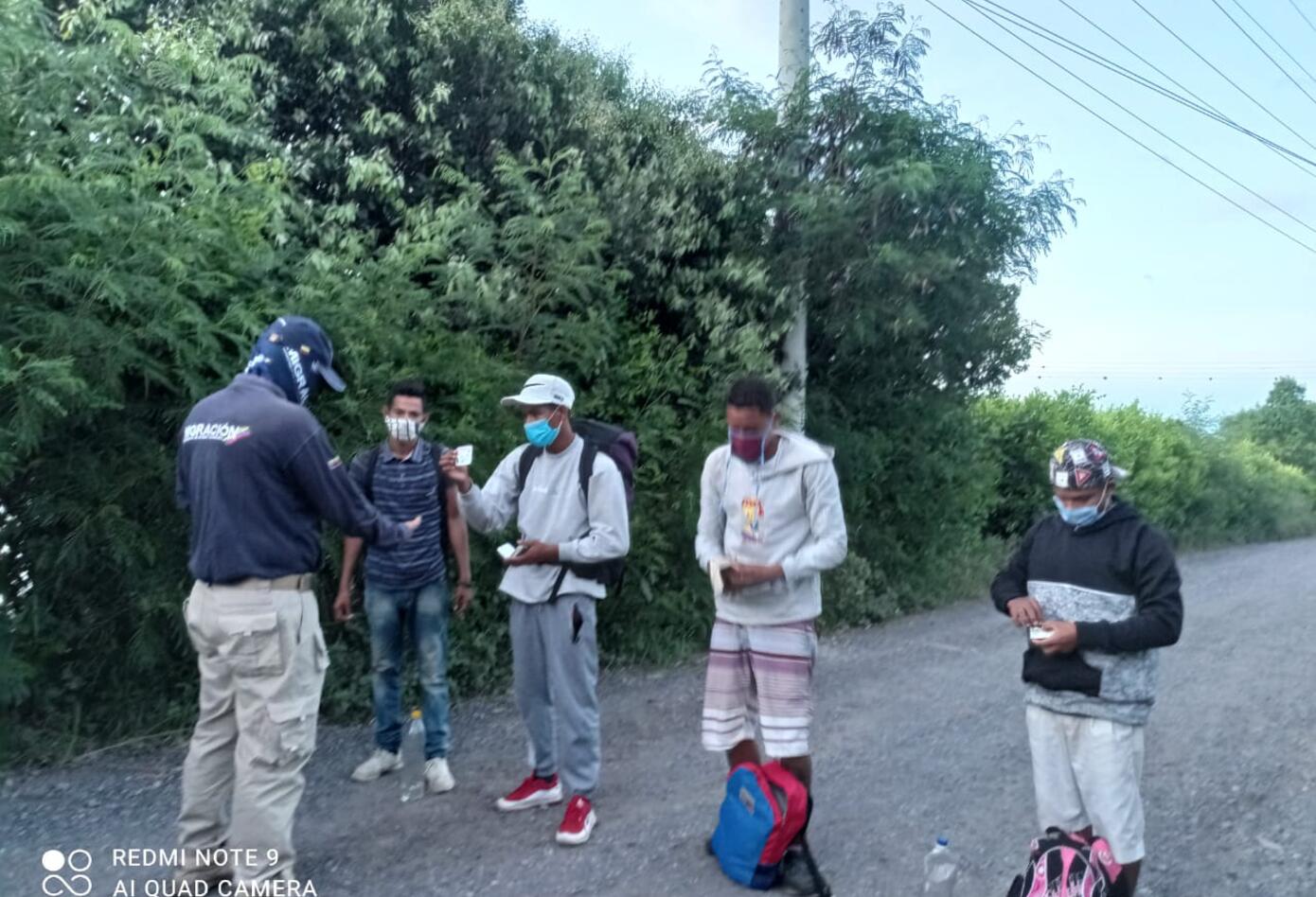 Migrantes venezolanos de vuelta en Colombia