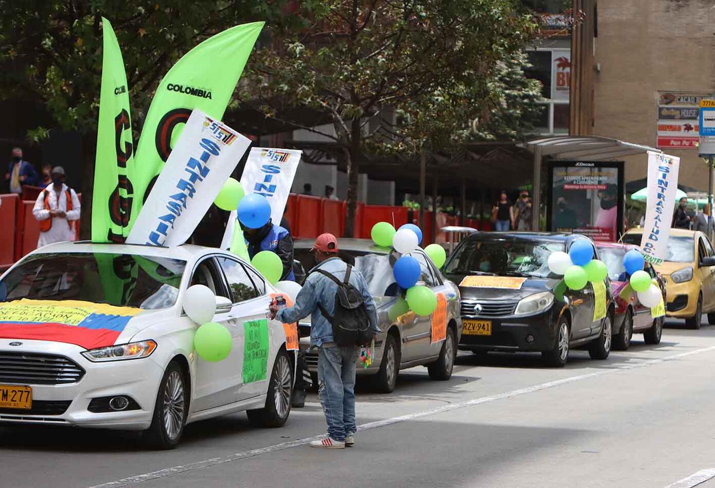 Marcha en Bogotá a favor de la Policía Nacional este 21 de septiembre