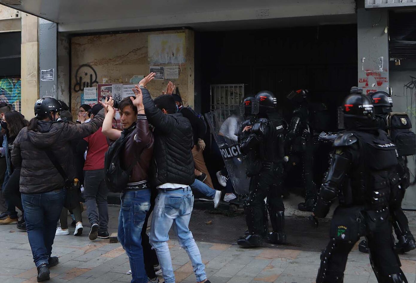 Protestas en Bogotá, 21 de septiembre de 2020