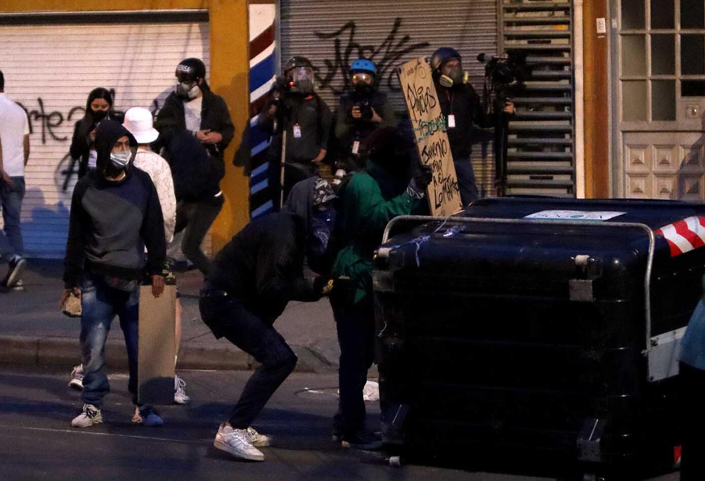 Protestas en Villa Luz, 10 de septiembre de 2020