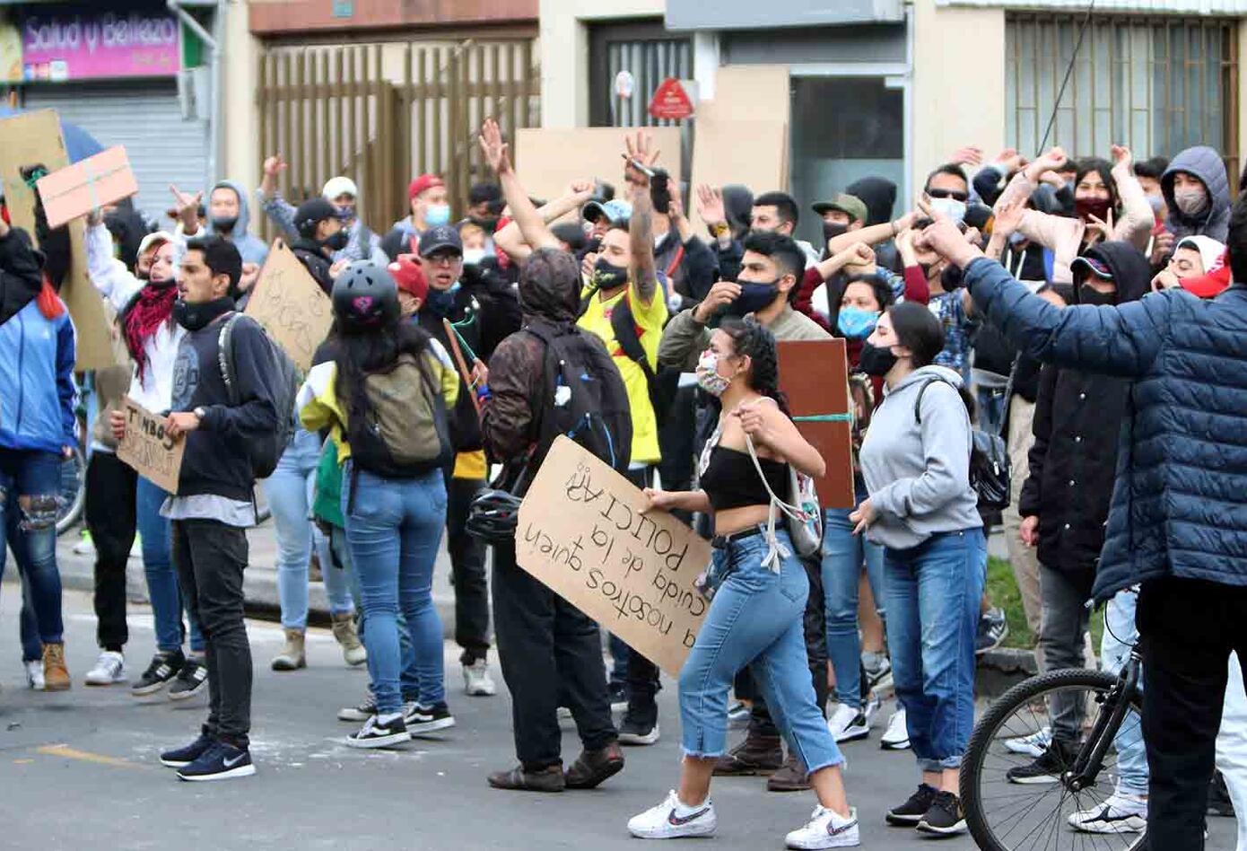 Protestas en Villa Luz, 10 de septiembre de 2020