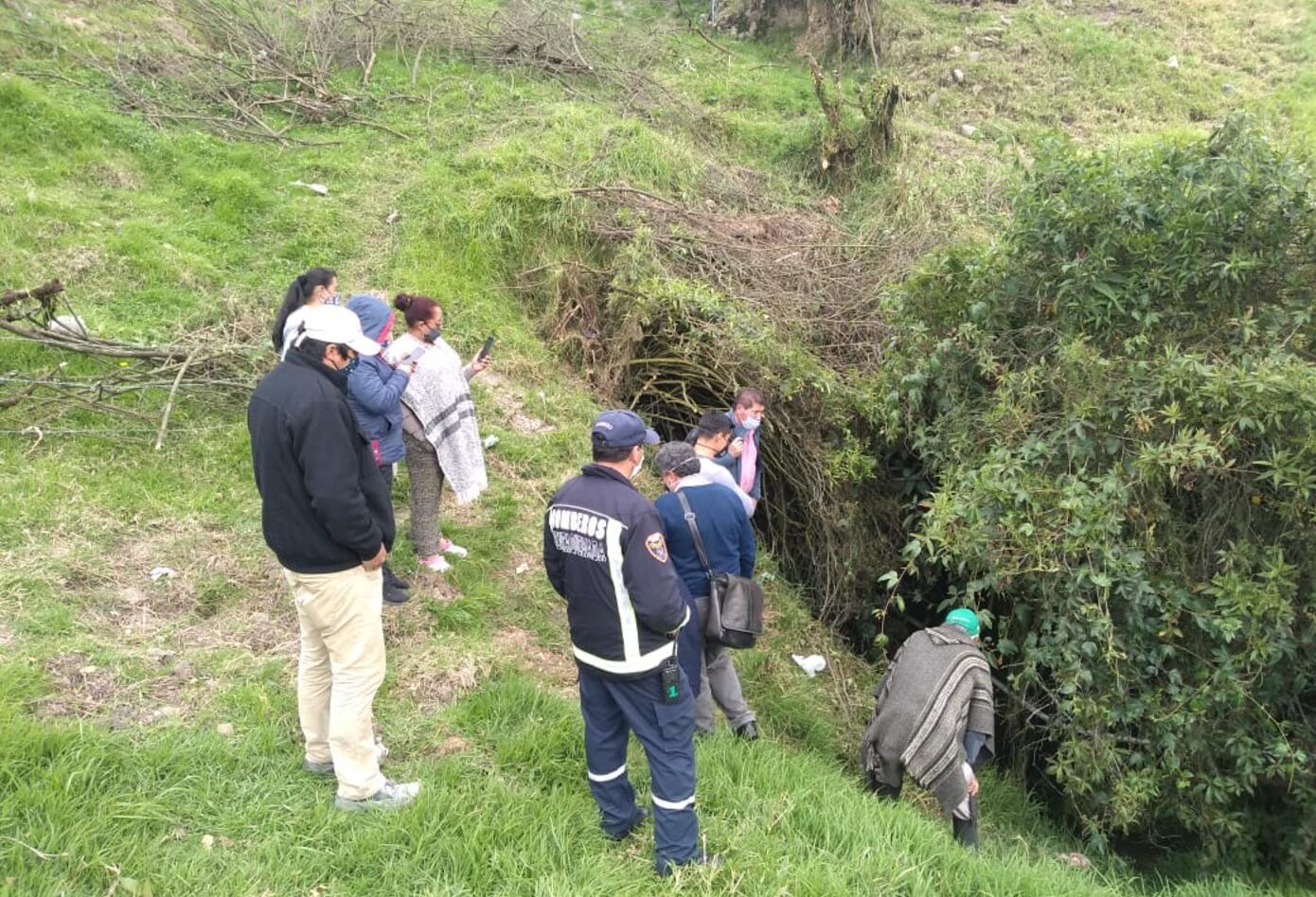 Derrumbe en Ventaquemada