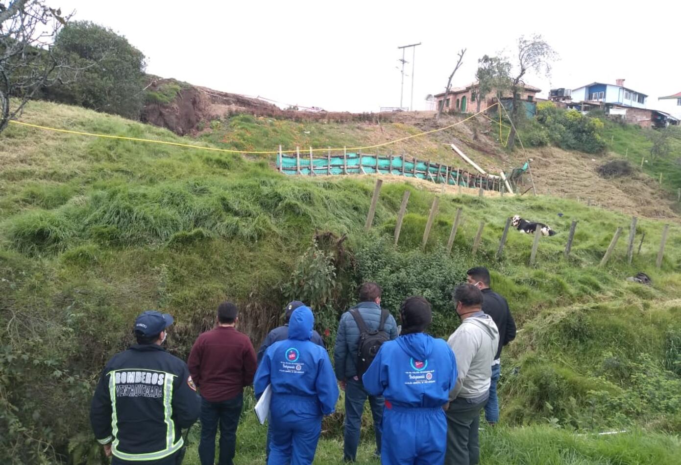 Derrumbe en Ventaquemada