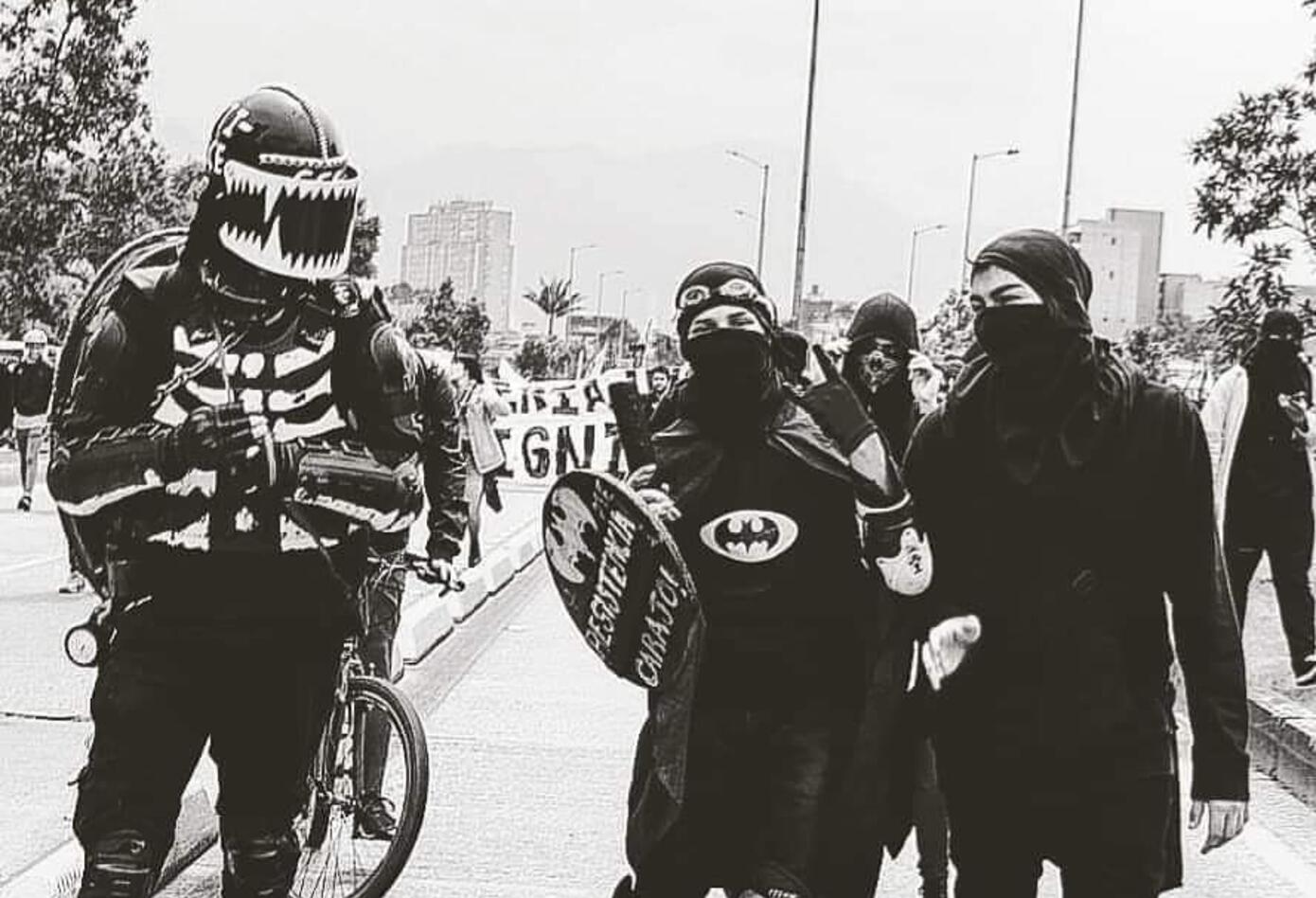 Familiar de miembro del Esmad en protestas 2