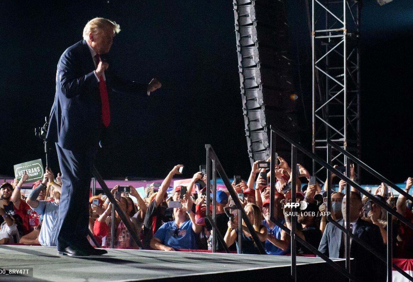 Donald Trump en campaña