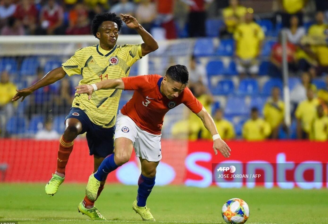 Juan Guillermo Cuadrado, otra de las figuras que se espera en el juego Colombia Vs Chile Juan Guillermo Cuadrado, otra de las figuras que se espera en el juego Colombia Vs Chile