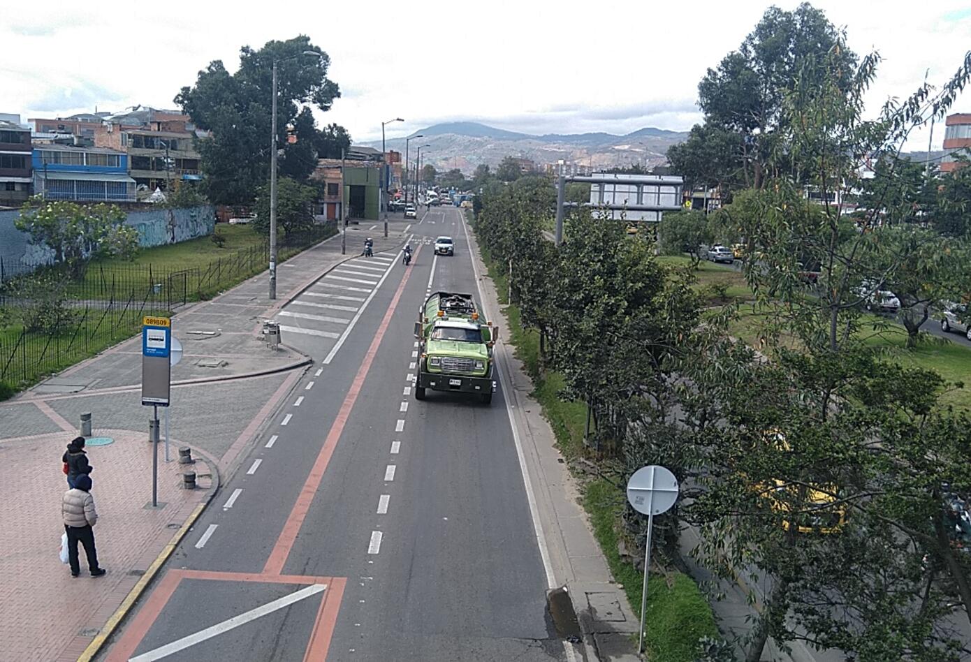 Carriles preferenciales en Bogotá