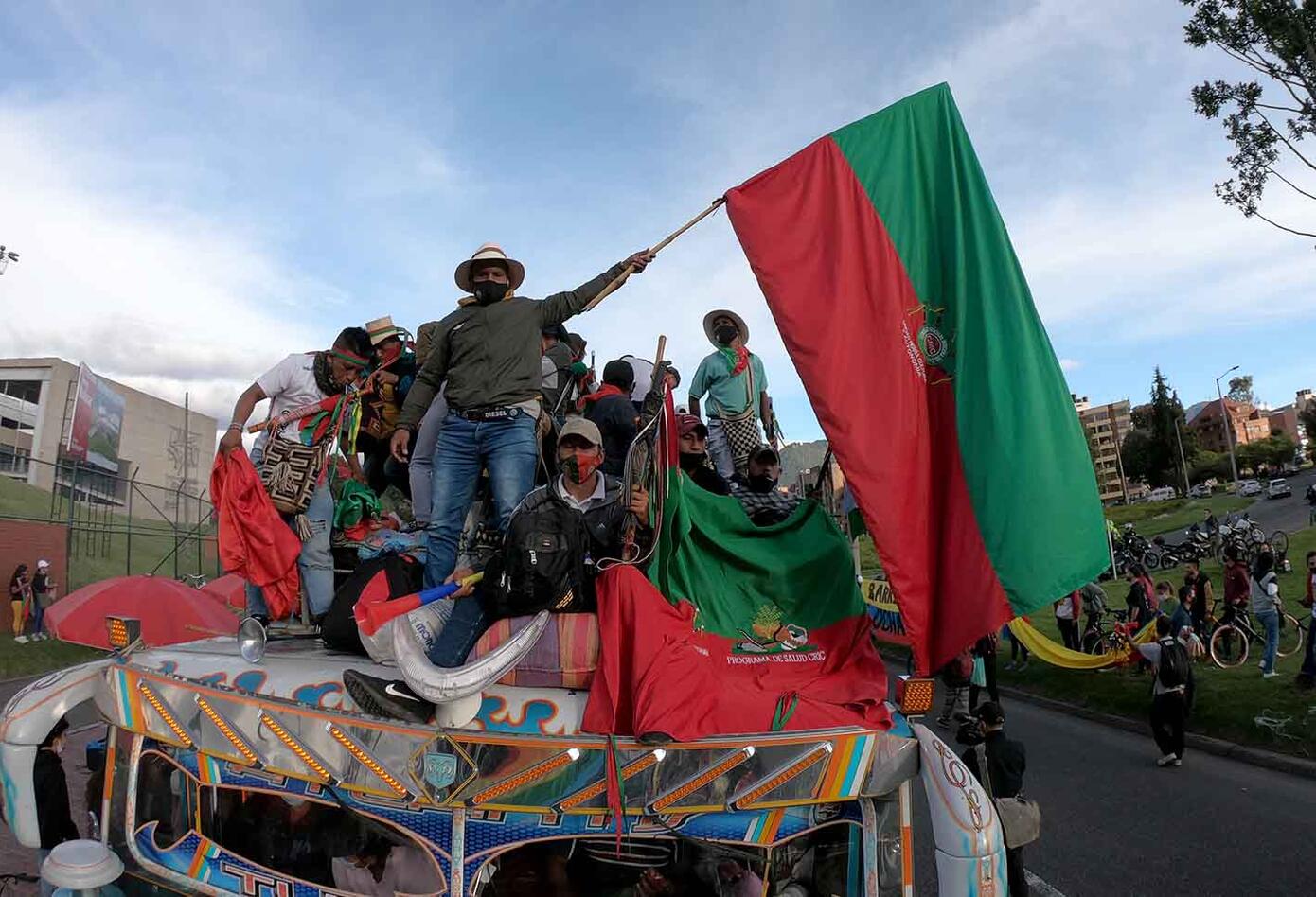 La Minga Indígena ya se encuentra en Bogotá