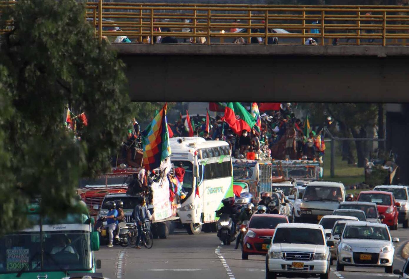 Minga Indígena anuncia movilización este lunes en la Plaza de Bolívar