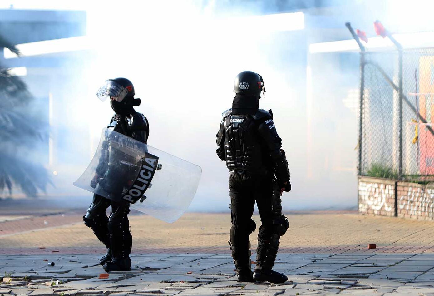 Disturbios en la Universidad Nacional el sábado 21 de noviembre de 2020