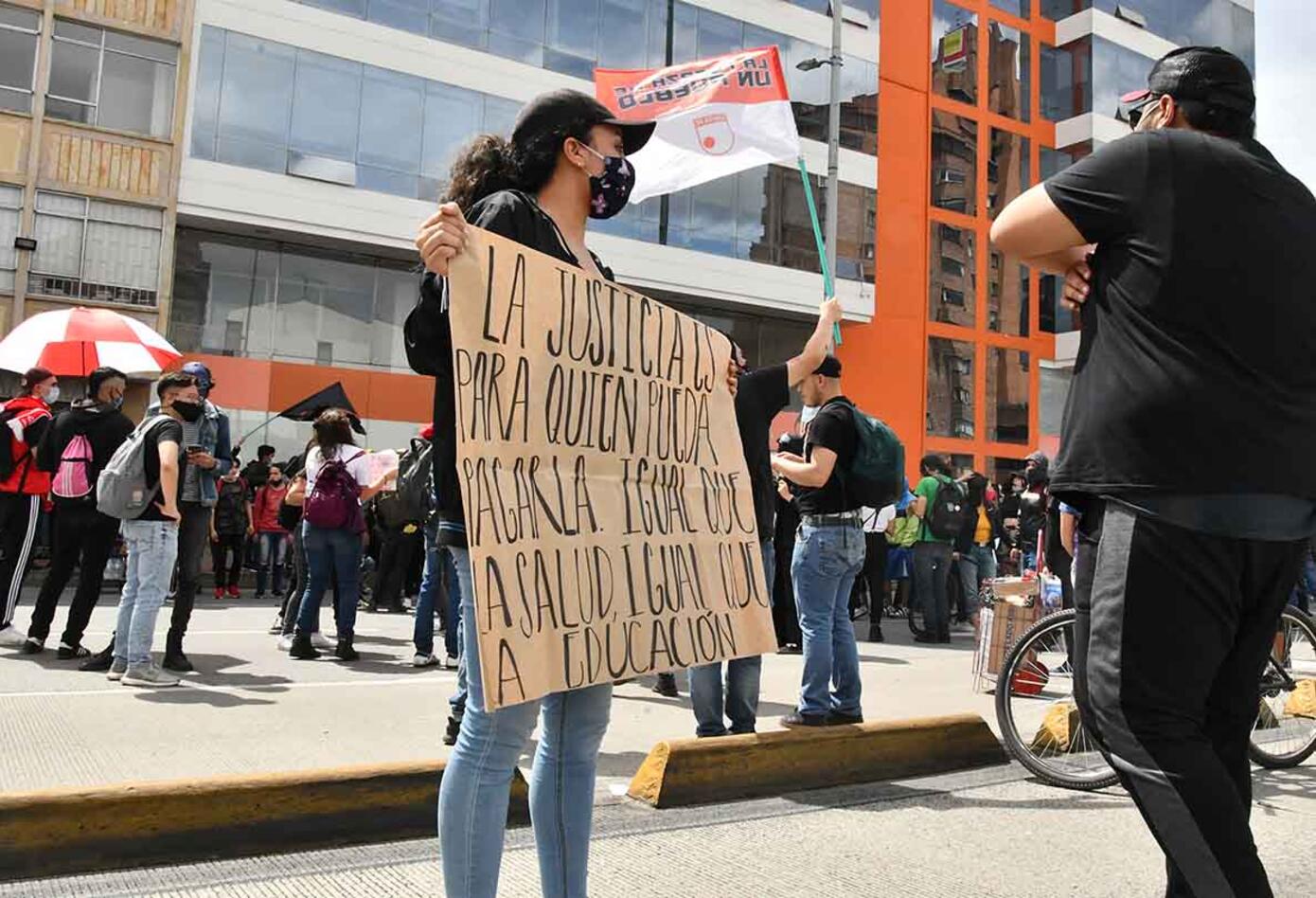 Protestas en Bogotá 21 de noviembre