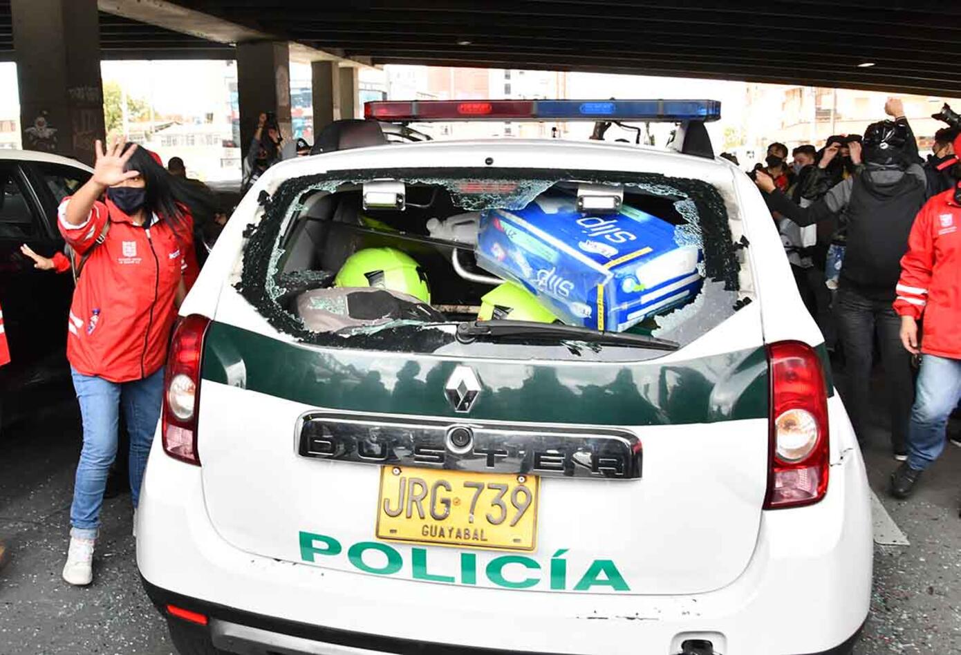 Protestas en Bogotá 21 de noviembre