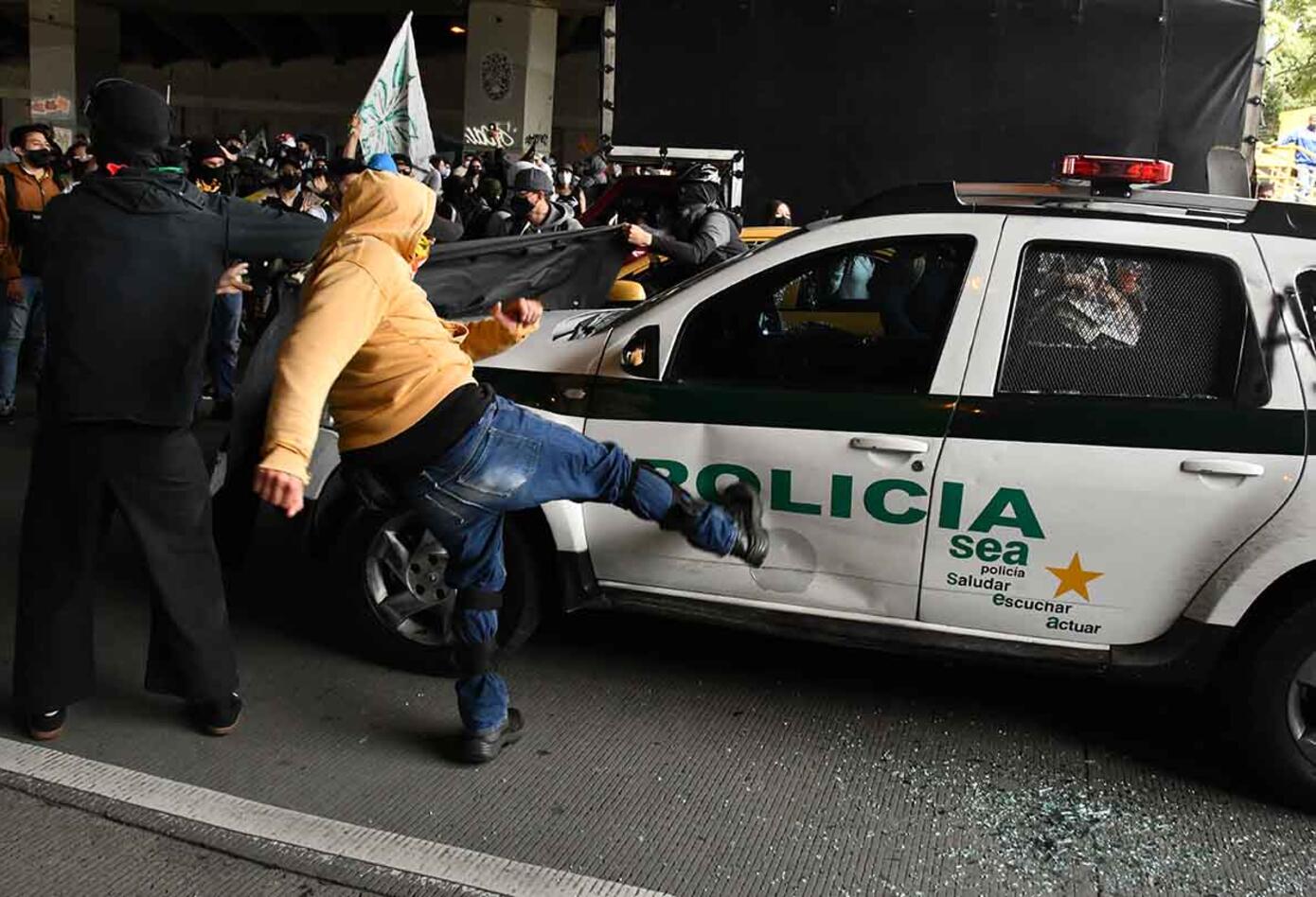 Protestas en Bogotá 21 de noviembre